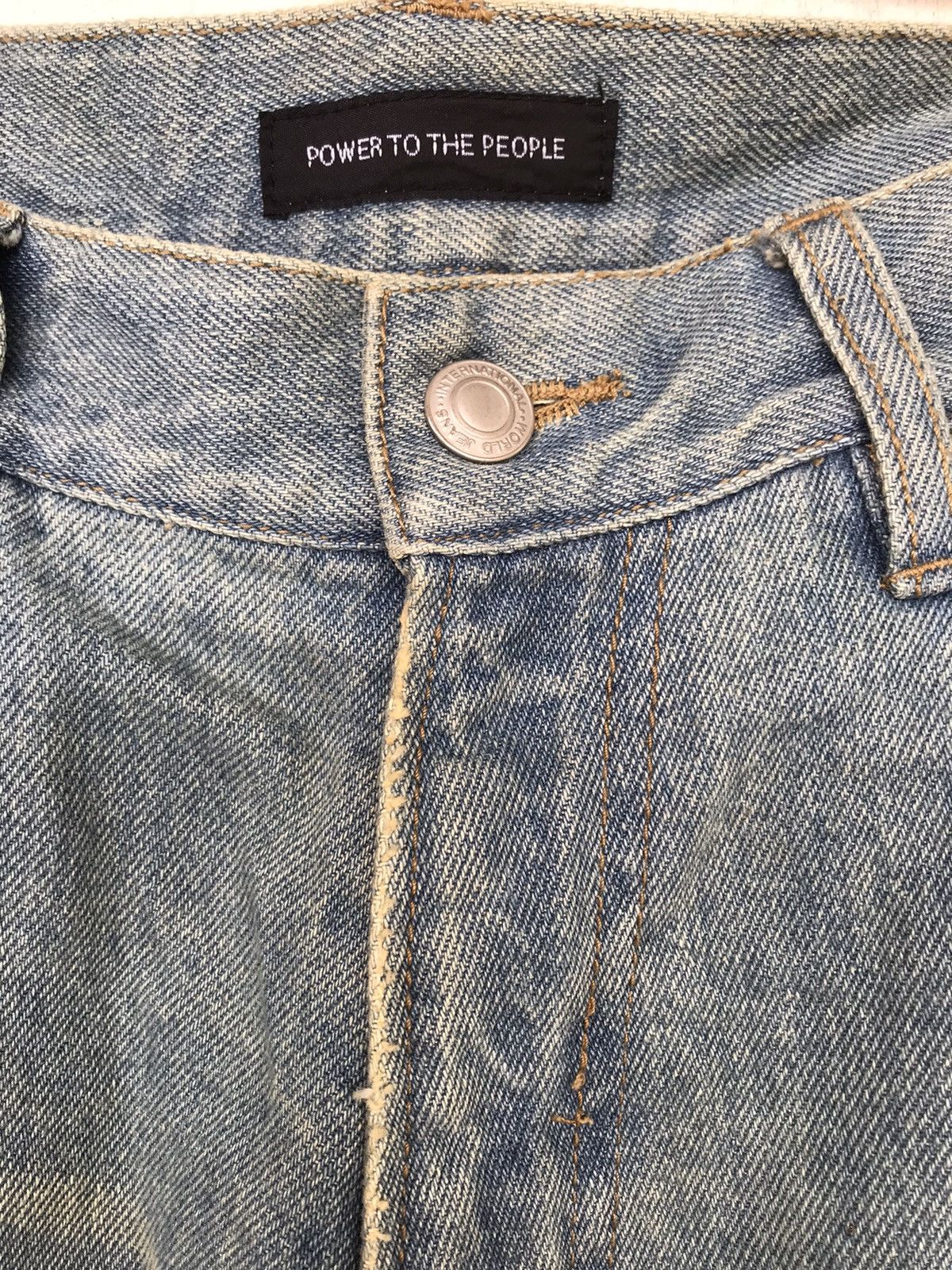 Japanese Brand × Vintage Vintage Power to the people distressed Size US 31 - 8 Thumbnail
