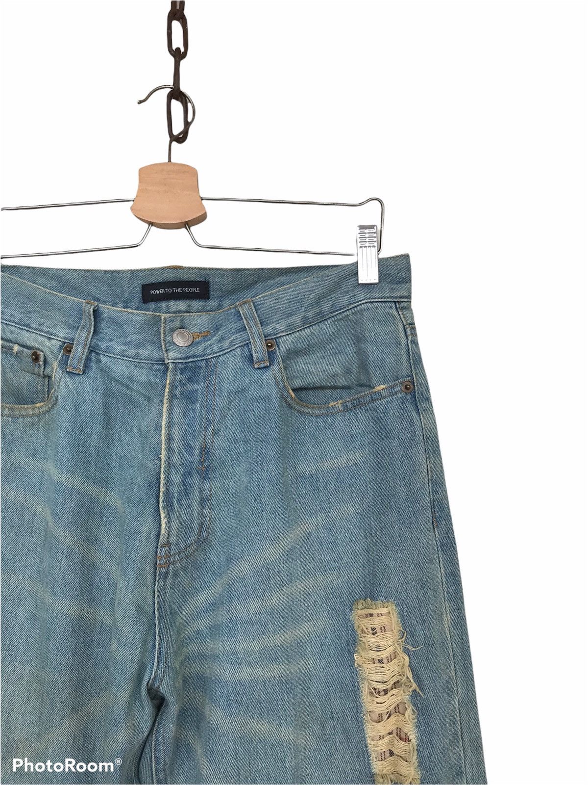 Japanese Brand × Vintage Vintage Power to the people distressed Size US 31 - 6 Thumbnail