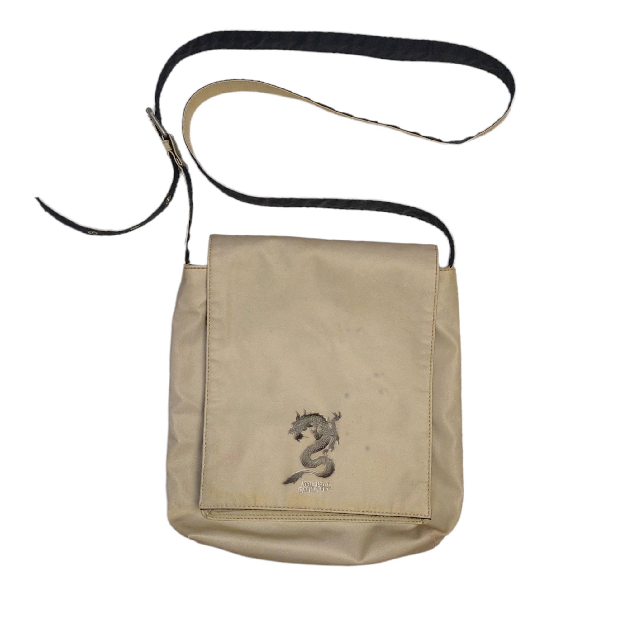 Designer × Jean Paul Gaultier Jean Paul Gaultier Dragon Emboss Sling Shoulder Bag Size ONE SIZE - 1 Thumbnail