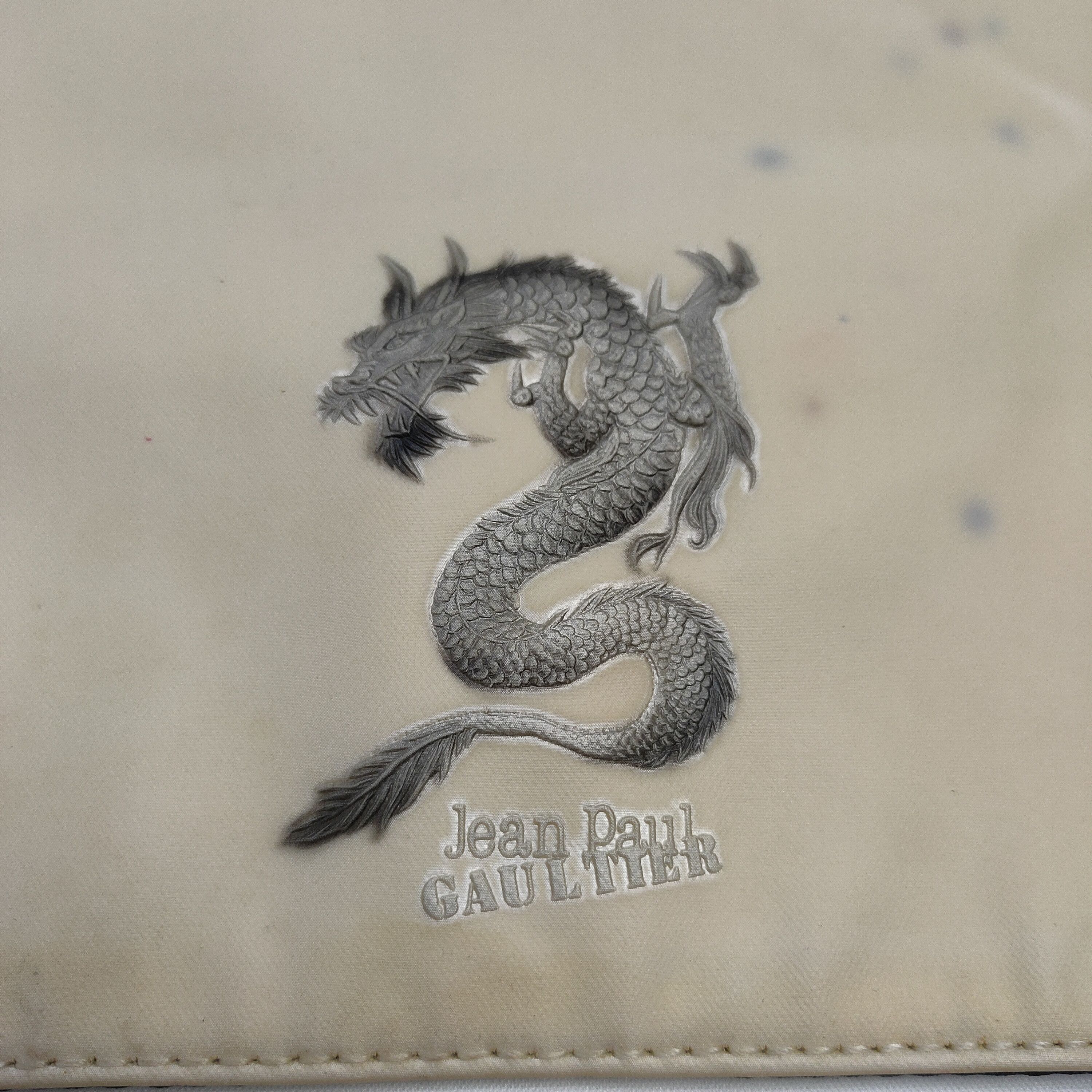 Designer × Jean Paul Gaultier Jean Paul Gaultier Dragon Emboss Sling Shoulder Bag Size ONE SIZE - 8 Thumbnail