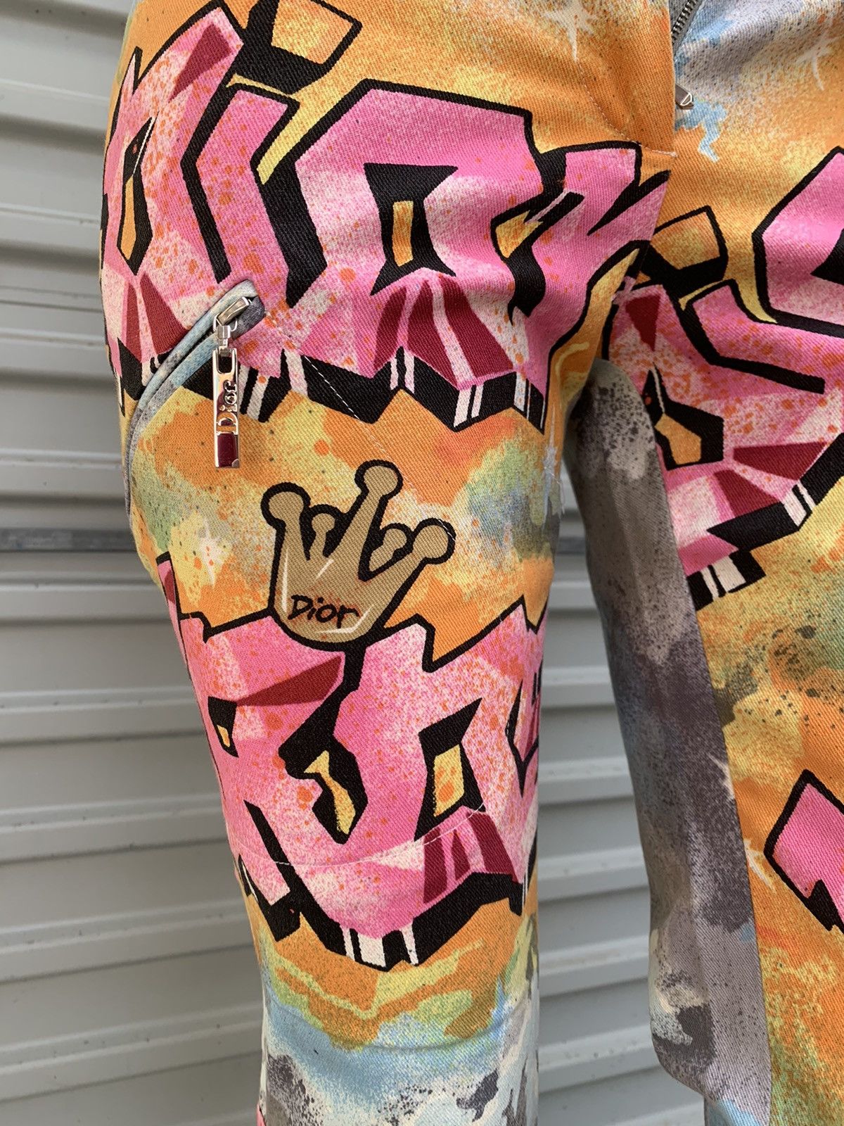 Dior CHRISTIAN DIOR JOHN GALLIANO KAOS GRAFFITI PANTS Size 26" / US 2 / IT 38 - 6 Thumbnail