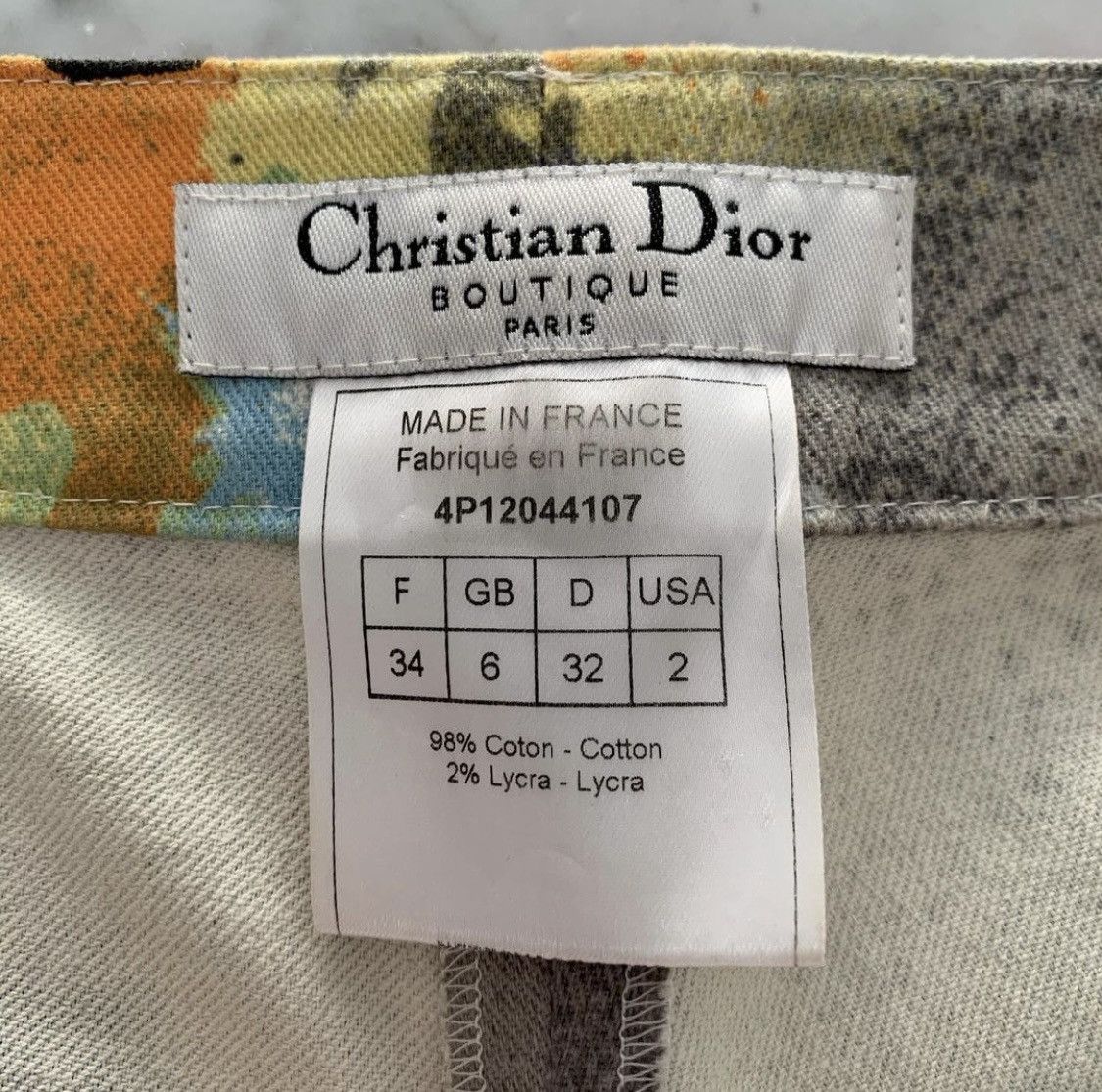Dior CHRISTIAN DIOR JOHN GALLIANO KAOS GRAFFITI PANTS Size 26" / US 2 / IT 38 - 9 Thumbnail