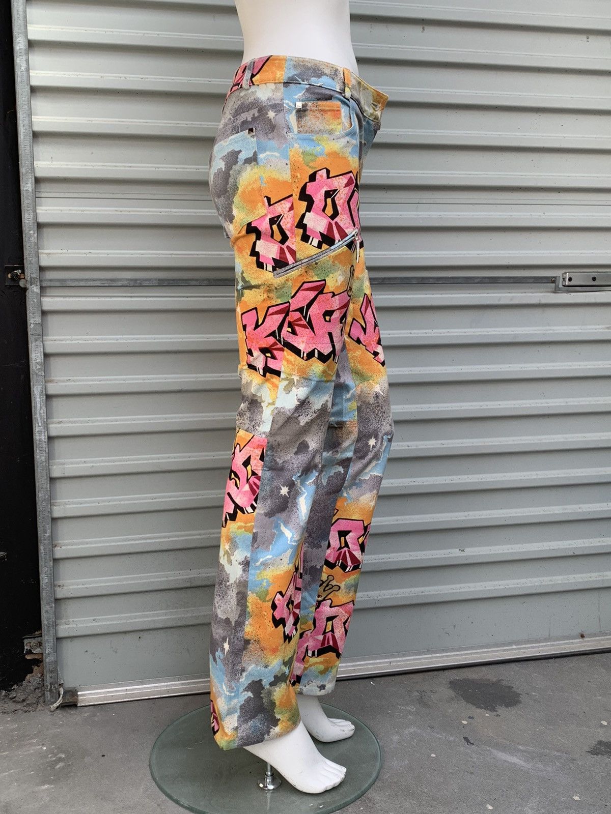 Dior CHRISTIAN DIOR JOHN GALLIANO KAOS GRAFFITI PANTS Size 26" / US 2 / IT 38 - 4 Thumbnail