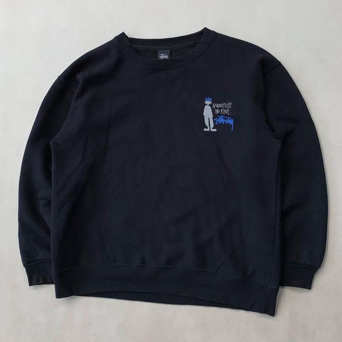 Vintage 🔥Vintage Stussy Knowledge Is King Sweatshirt Crewneck