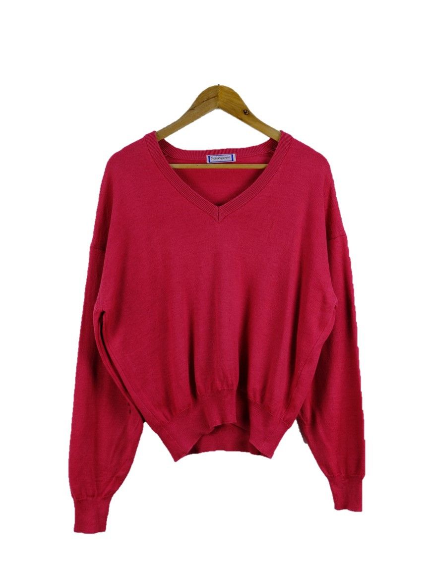 Yves Saint Laurent Vintage Yves Saint Laurent Sweatshirt Size US M / EU 48-50 / 2 - 1 Thumbnail