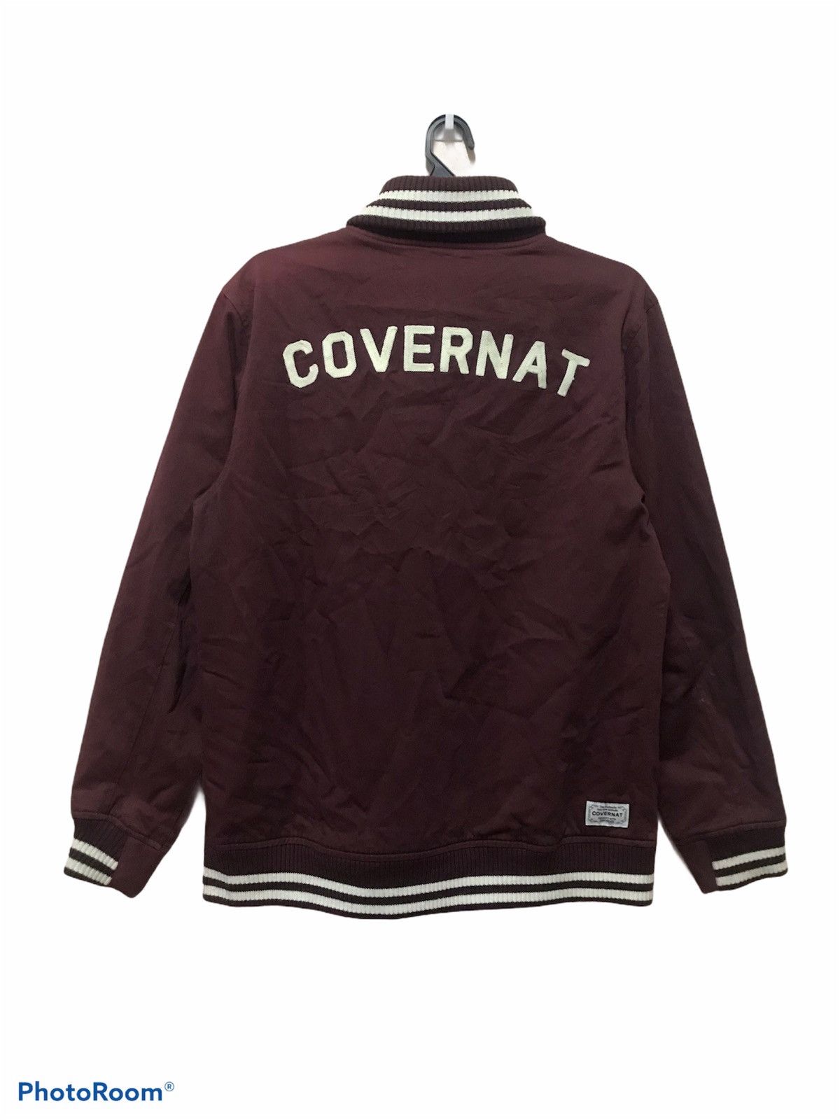 ジャケット COVERNAT (W)VARSITY JACKET 4FK707 COVERNAT ジャケット スタジャン 「COVERNAT」C LOGO VARSITY