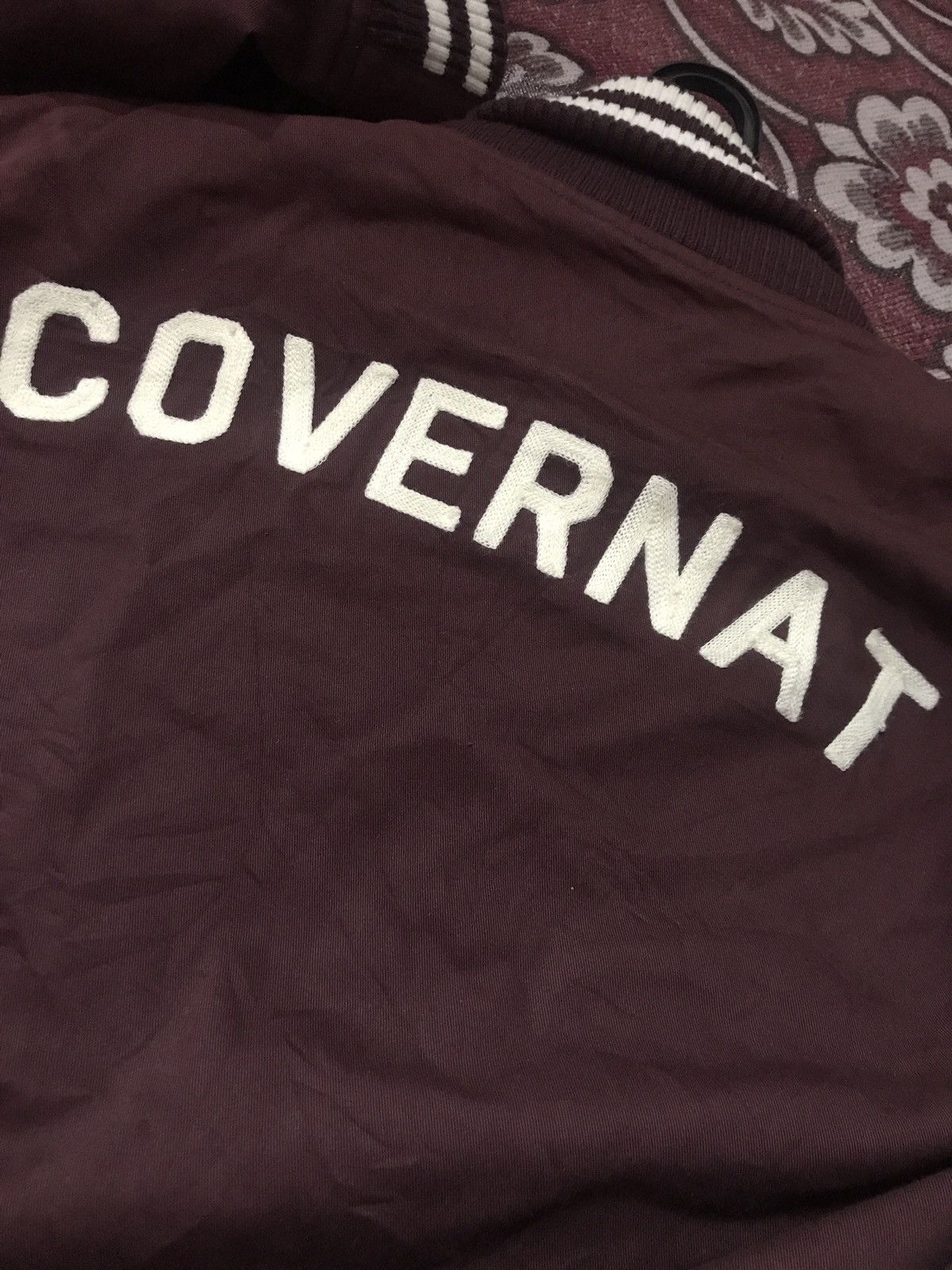 Japanese Brand × Varsity Jacket Covernate varsity jacket