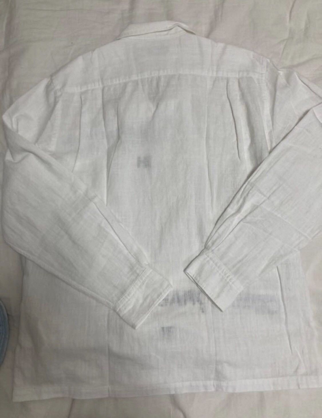 Comme des Garcons Comme des Garcons Homme AD2001 Split Logo Shirt White Size US M / EU 48-50 / 2 - 5 Thumbnail