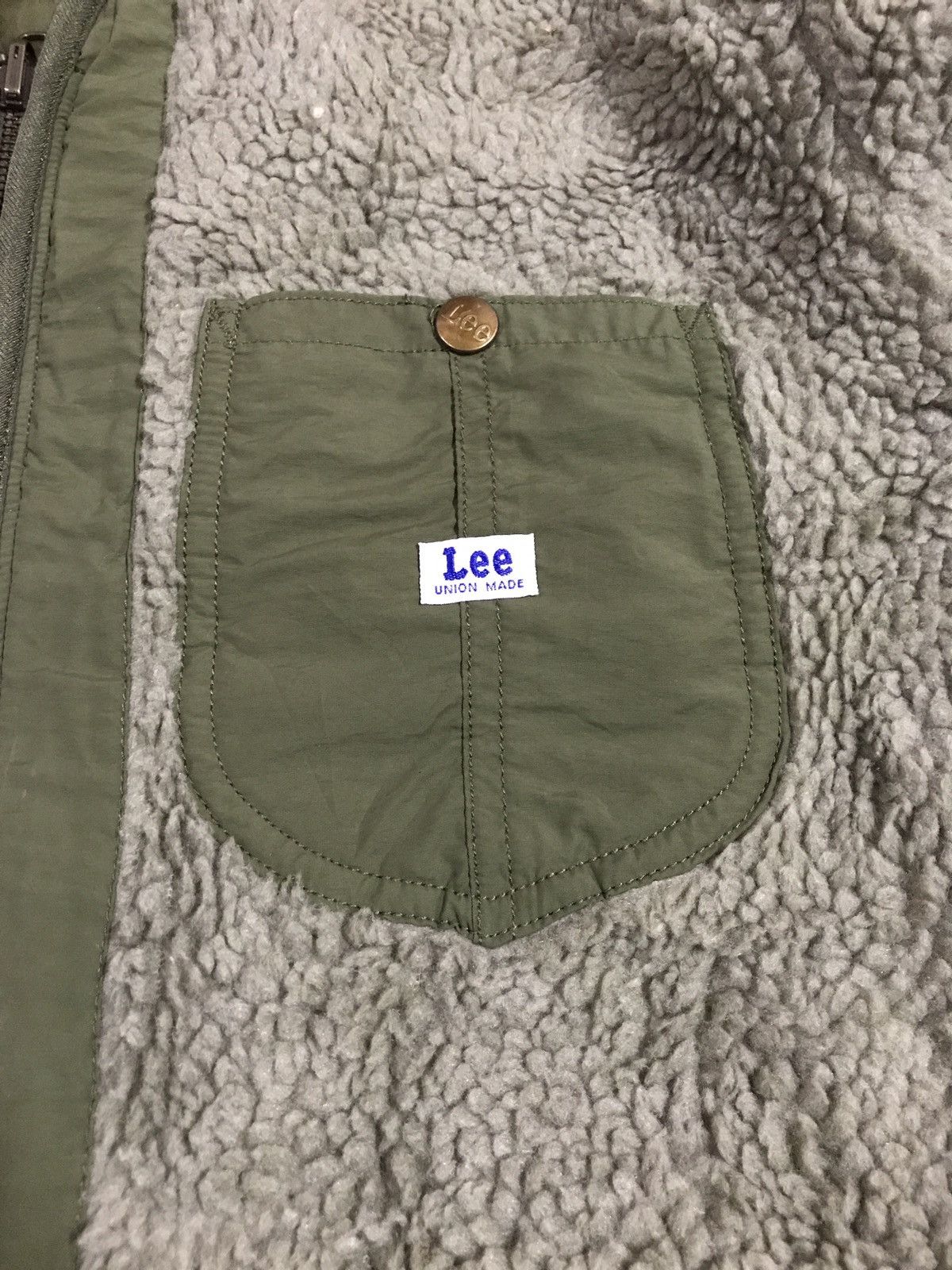 Lee × Vintage Lee Reversible full zipper Fleece Size US M / EU 48-50 / 2 - 3 Thumbnail