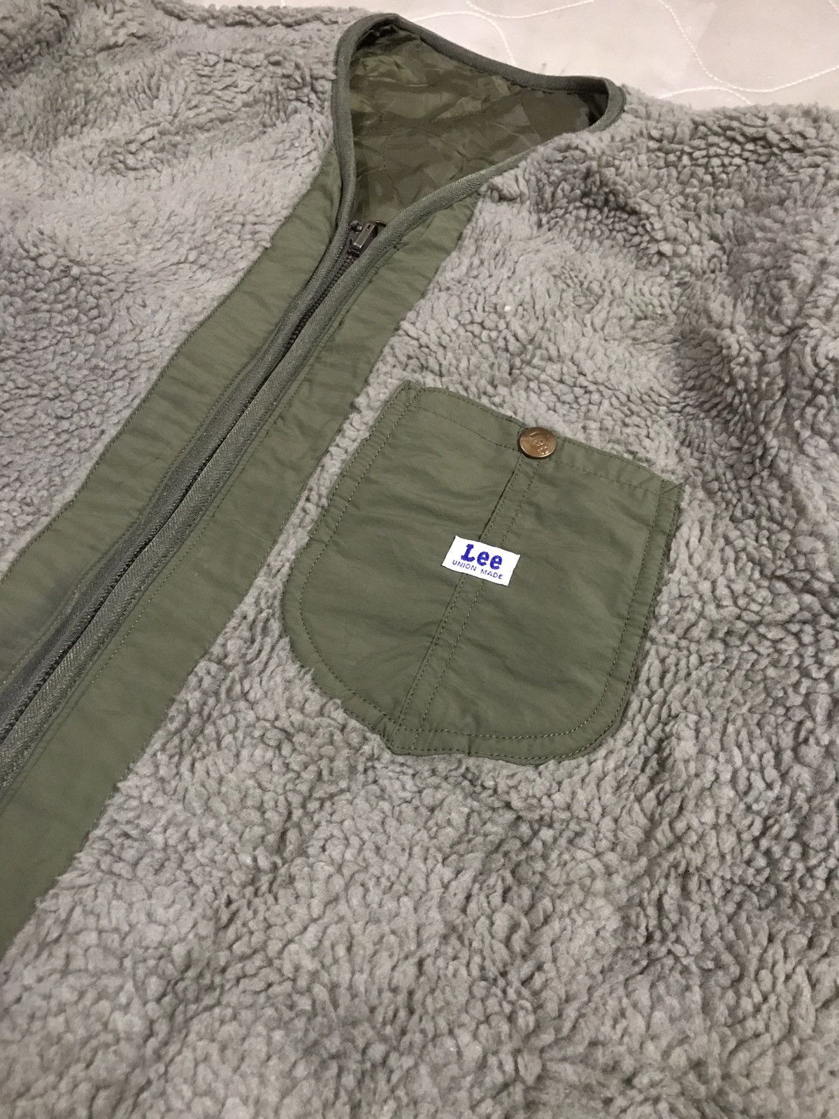 Lee × Vintage Lee Reversible full zipper Fleece Size US M / EU 48-50 / 2 - 4 Thumbnail
