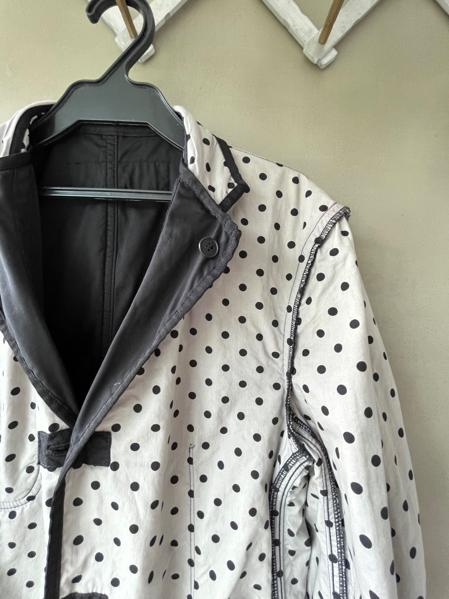 Comme des Garcons Homme Comme des Garcons Homme 3 Buttons Jacket Polka Dot Lined Size US XS / EU 42 / 0 - 8 Thumbnail