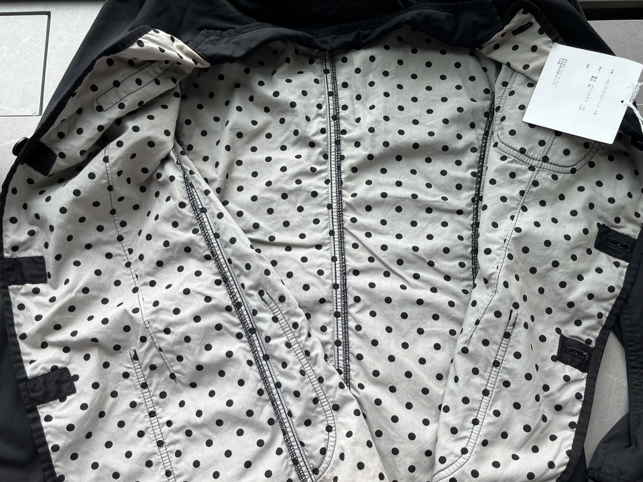 Comme des Garcons Homme Comme des Garcons Homme 3 Buttons Jacket Polka Dot Lined Size US XS / EU 42 / 0 - 13 Thumbnail