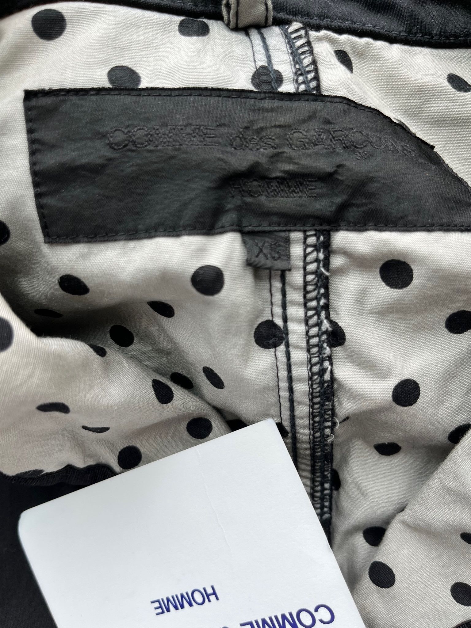 Comme des Garcons Homme Comme des Garcons Homme 3 Buttons Jacket Polka Dot Lined Size US XS / EU 42 / 0 - 16 Thumbnail