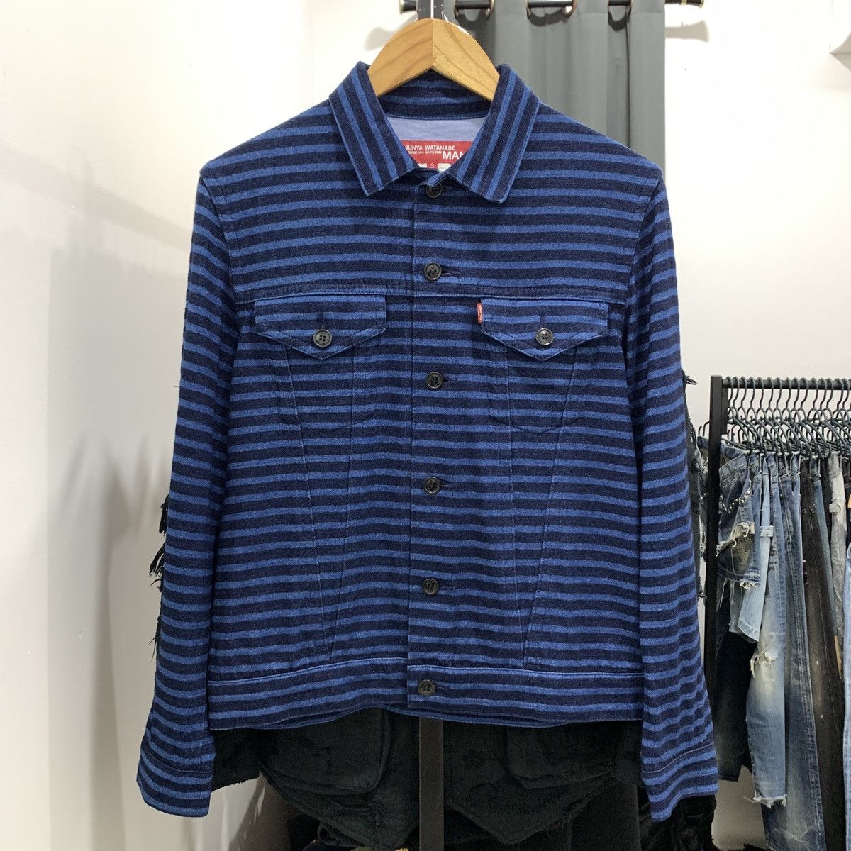 JUNYA WATANABE X LEVIS striped jacket