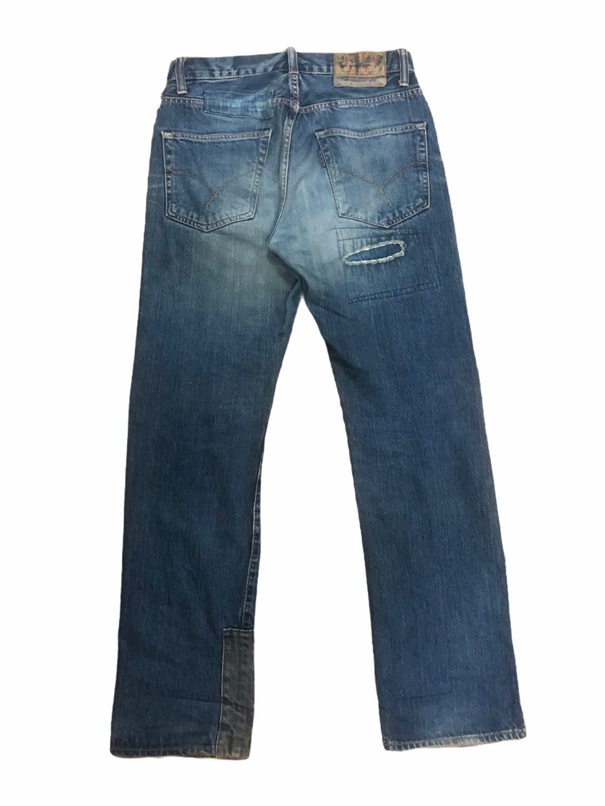 Blue Blue Japan 🎌 Archival HR Market X Blue Blue Japan patchwork jeans Size US 30 / EU 46 - 2 Thumbnail