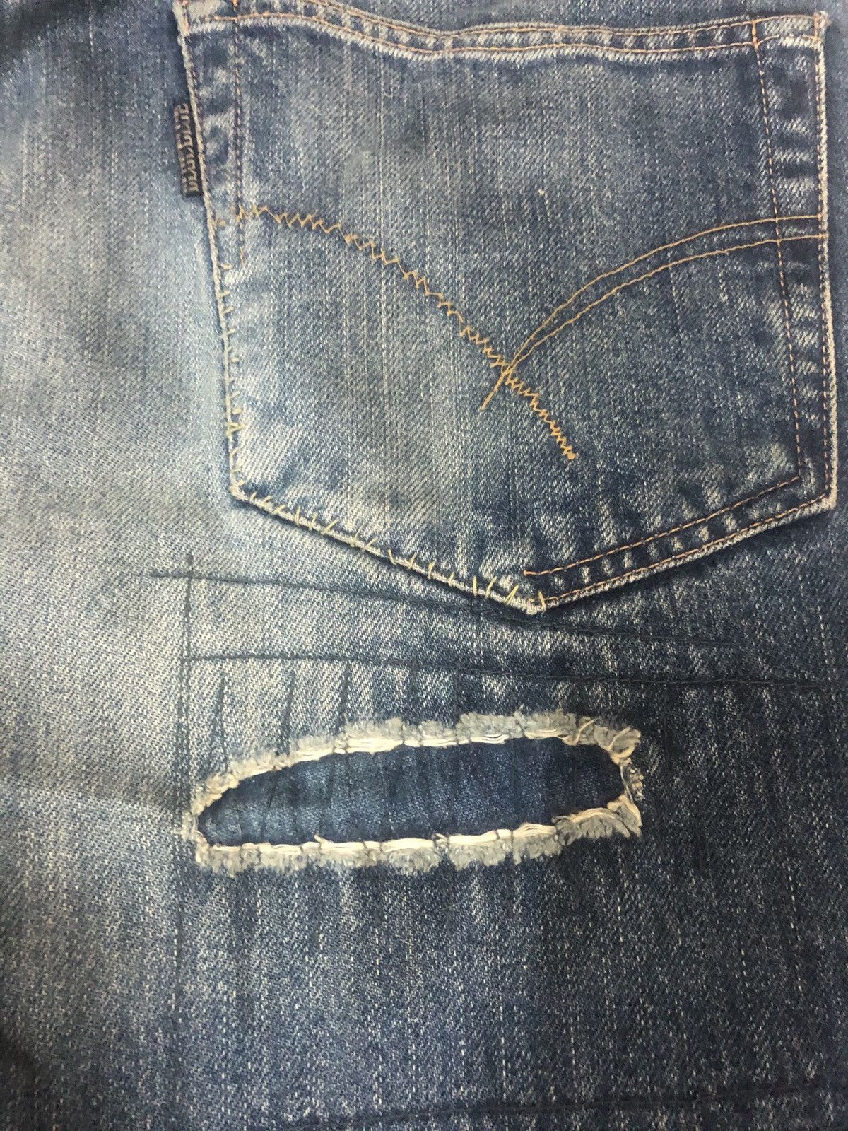 Blue Blue Japan 🎌 Archival HR Market X Blue Blue Japan patchwork jeans Size US 30 / EU 46 - 10 Thumbnail
