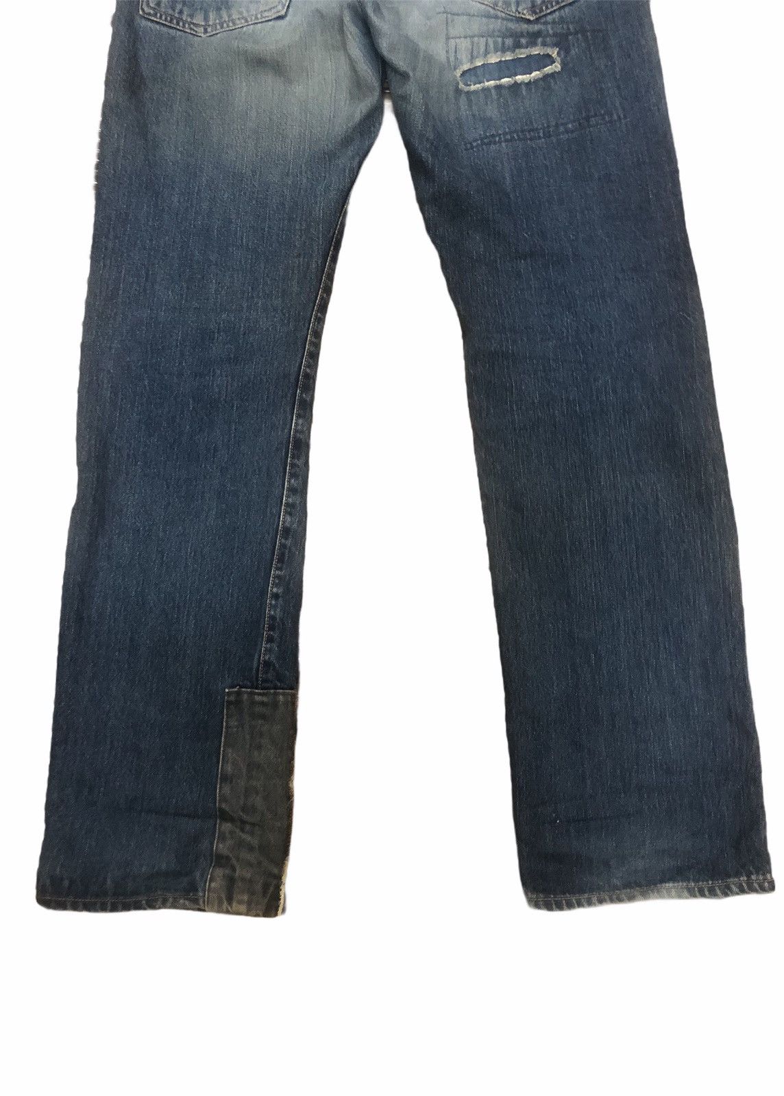 Blue Blue Japan 🎌 Archival HR Market X Blue Blue Japan patchwork jeans Size US 30 / EU 46 - 6 Thumbnail