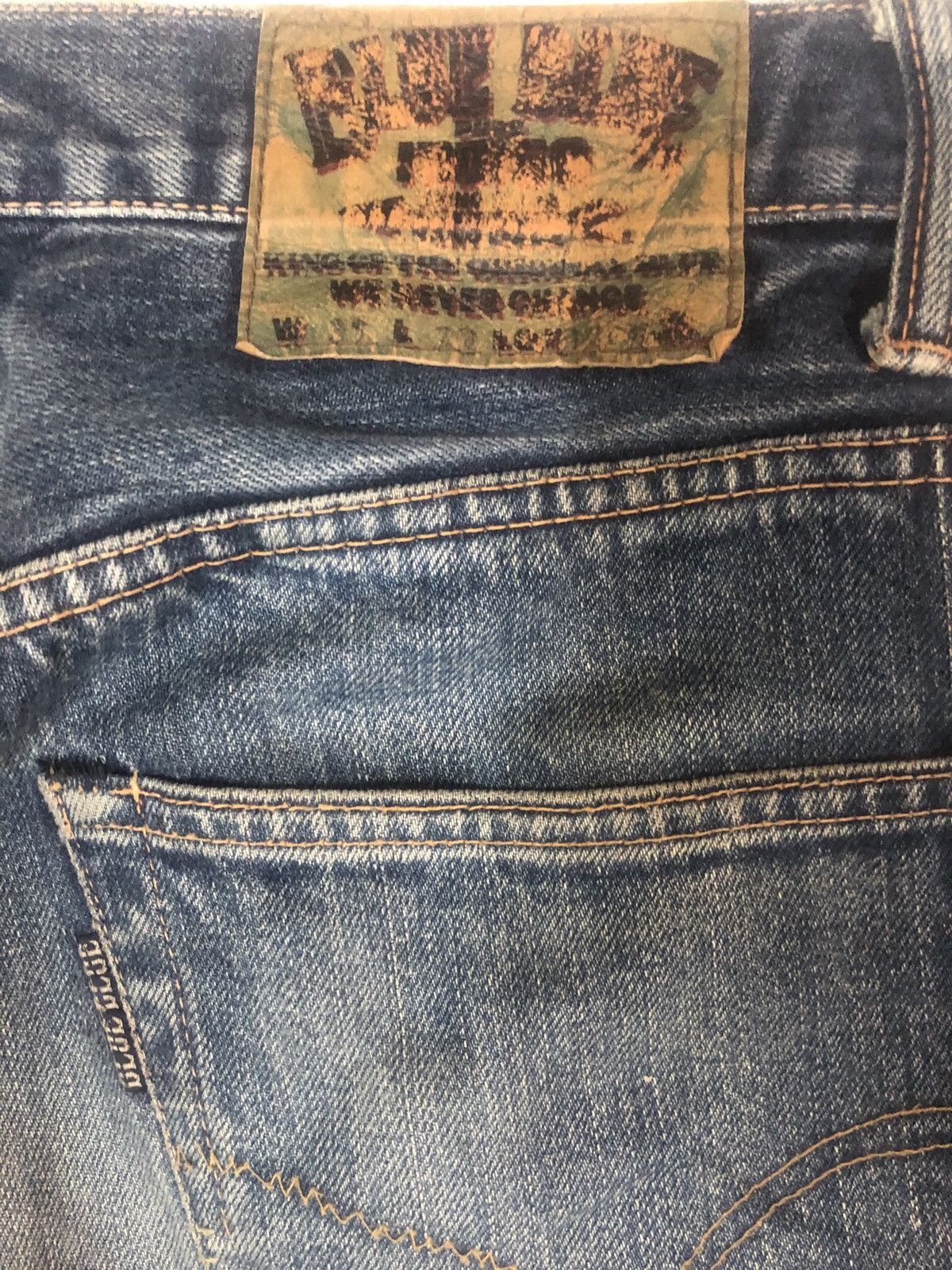 Blue Blue Japan 🎌 Archival HR Market X Blue Blue Japan patchwork jeans Size US 30 / EU 46 - 9 Thumbnail