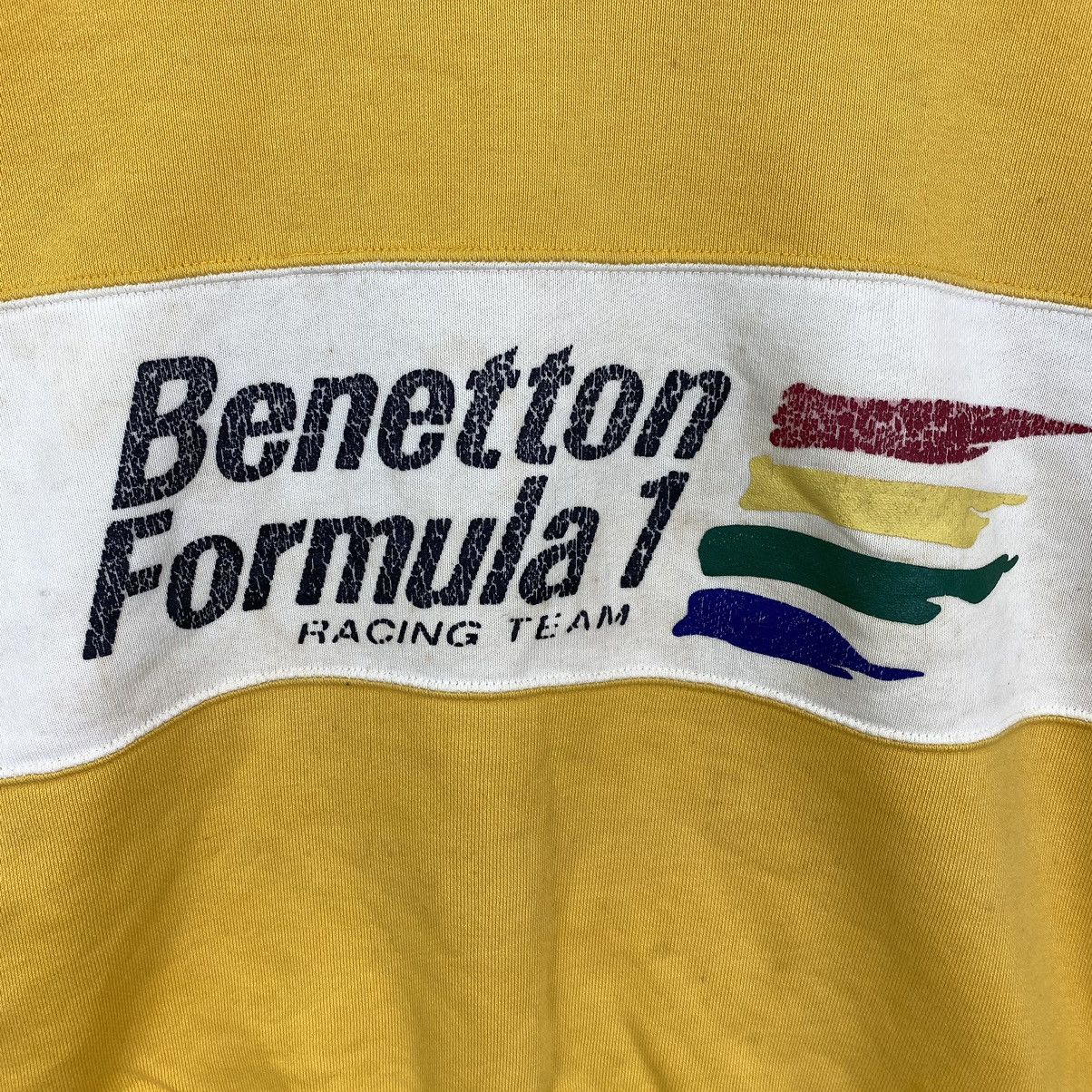 Benetton BENETTON FORMULA 1 Racing Team Brand Print Design Sweatshirt Size US XL / EU 56 / 4 - 4 Thumbnail
