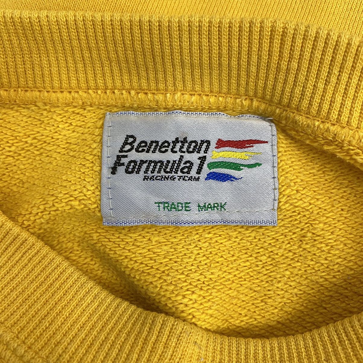 Benetton BENETTON FORMULA 1 Racing Team Brand Print Design Sweatshirt Size US XL / EU 56 / 4 - 5 Thumbnail