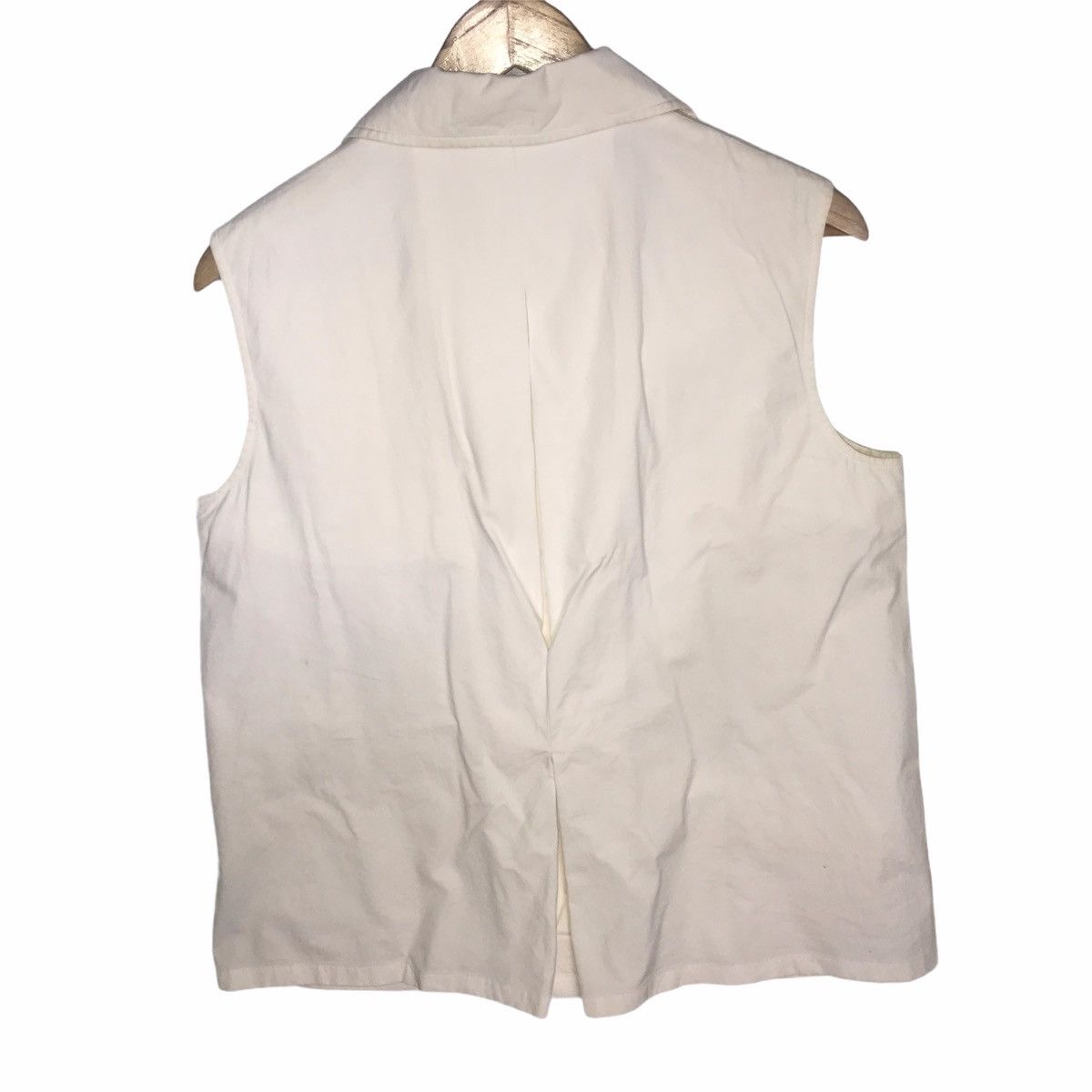Salvatore Ferragamo Salvatore ferragamo sleeveless cotton jacket made in italy Size US L / EU 52-54 / 3 - 2 Thumbnail