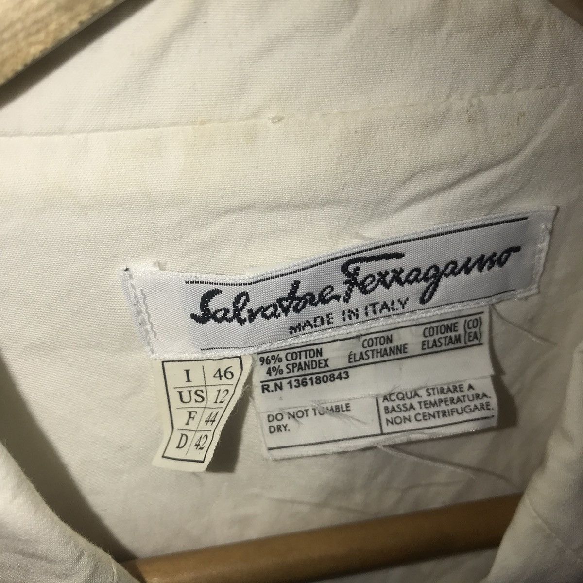 Salvatore Ferragamo Salvatore ferragamo sleeveless cotton jacket made in italy Size US L / EU 52-54 / 3 - 3 Thumbnail