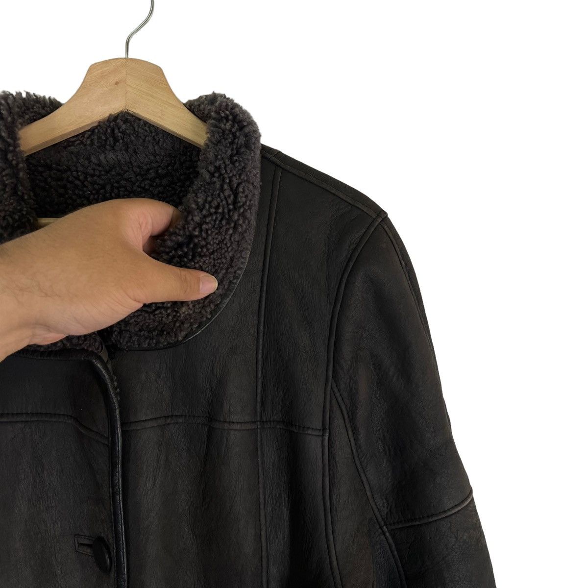 Japanese Brand VINTAGE SOFT LONG LEATHER JACKET 128940 JAPAN MADE Size US M / EU 48-50 / 2 - 6 Thumbnail