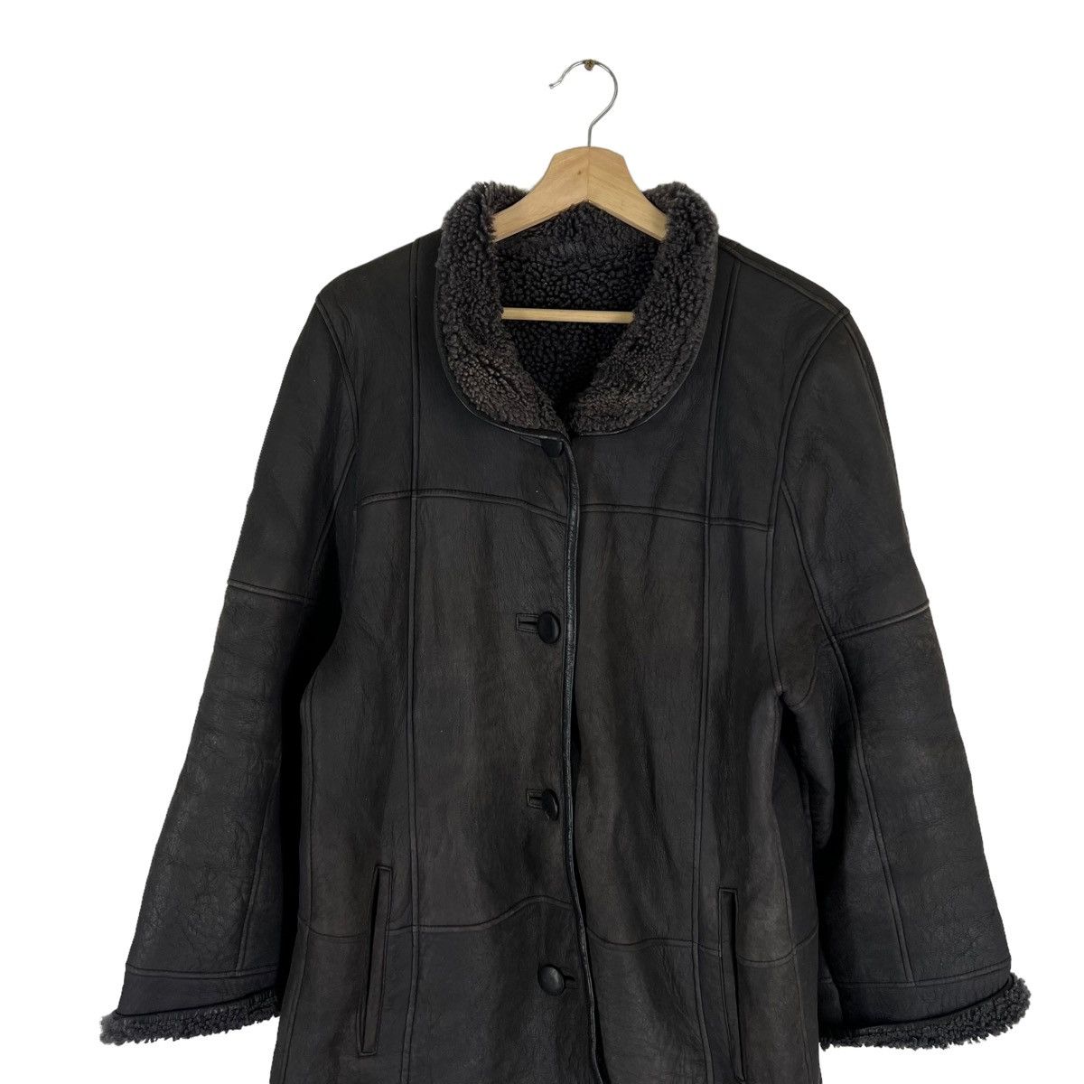 Japanese Brand VINTAGE SOFT LONG LEATHER JACKET 128940 JAPAN MADE Size US M / EU 48-50 / 2 - 2 Thumbnail