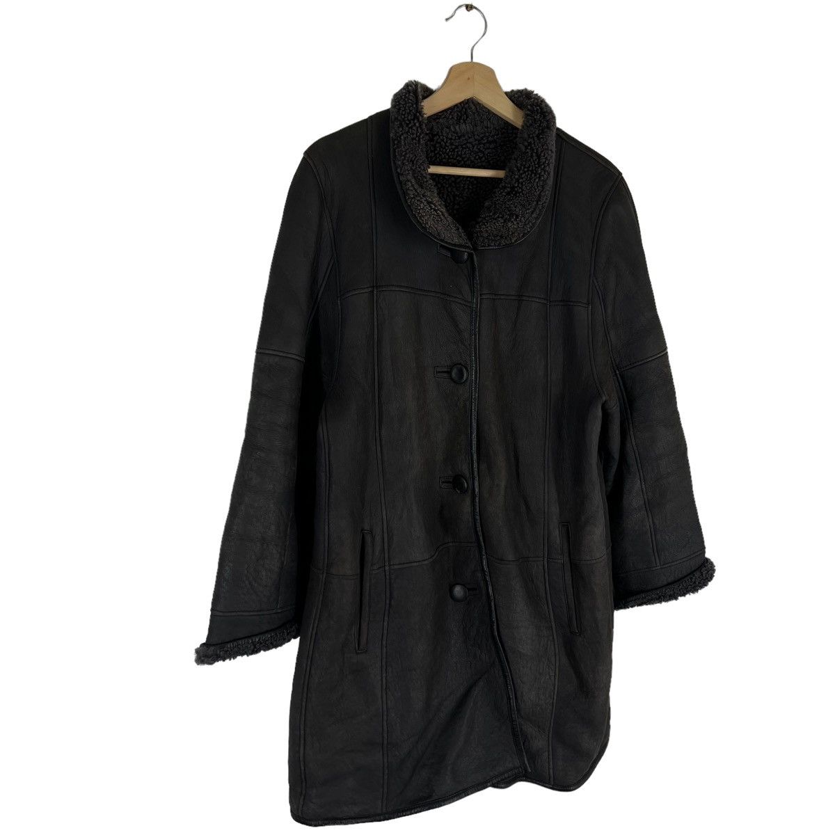 Japanese Brand VINTAGE SOFT LONG LEATHER JACKET 128940 JAPAN MADE Size US M / EU 48-50 / 2 - 3 Thumbnail