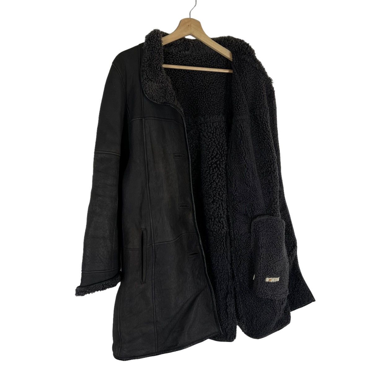 Japanese Brand VINTAGE SOFT LONG LEATHER JACKET 128940 JAPAN MADE Size US M / EU 48-50 / 2 - 11 Thumbnail