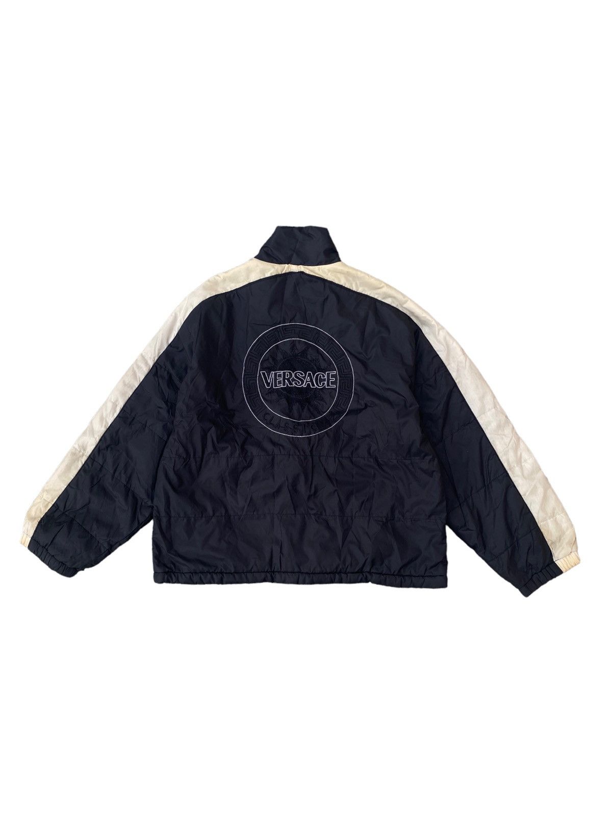 Versace Jeans Signature Embroidery Big Logo Jacket. #M