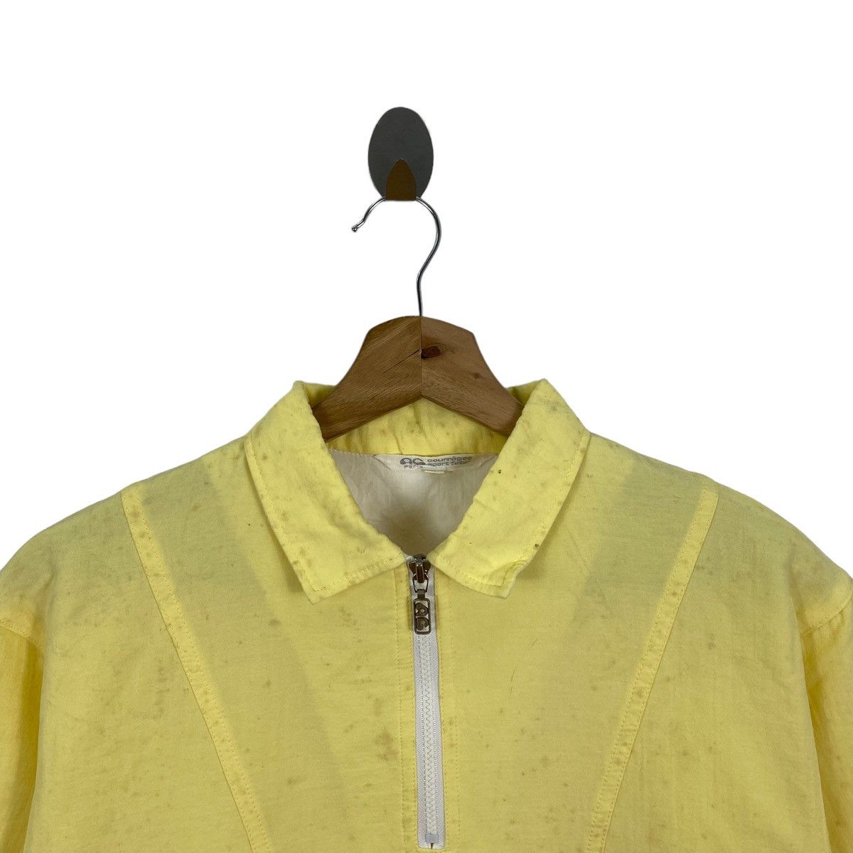 Courreges COURREGES SPORT FUTUR French Brand Golf Half Zip Sweatshirt Size US M / EU 48-50 / 2 - 2 Thumbnail