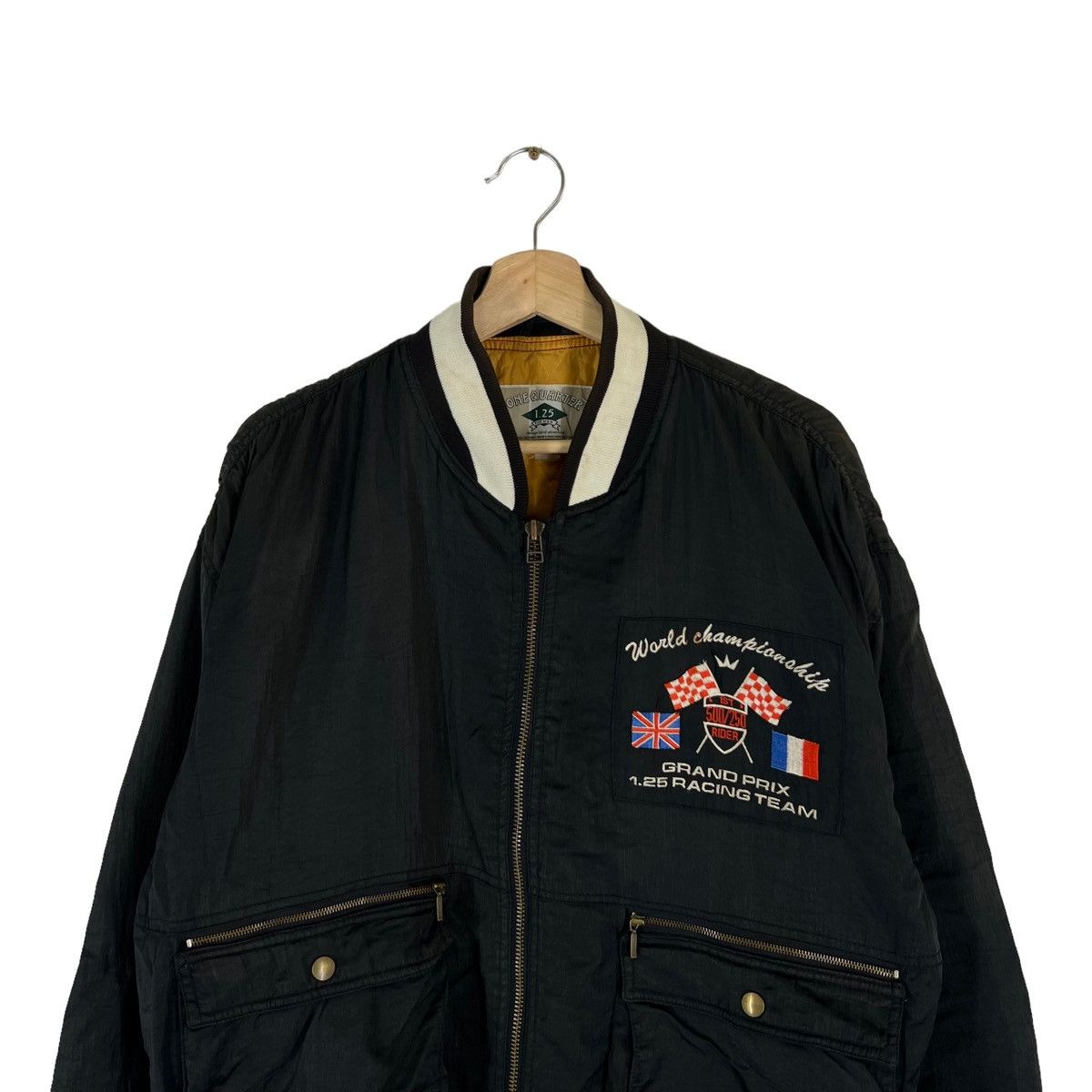 Hein Gericke VINTAGE BOMBER JACKET GRAND PRIX 1.25 RACING TEAM BIG LOGO Size US M / EU 48-50 / 2 - 2 Thumbnail