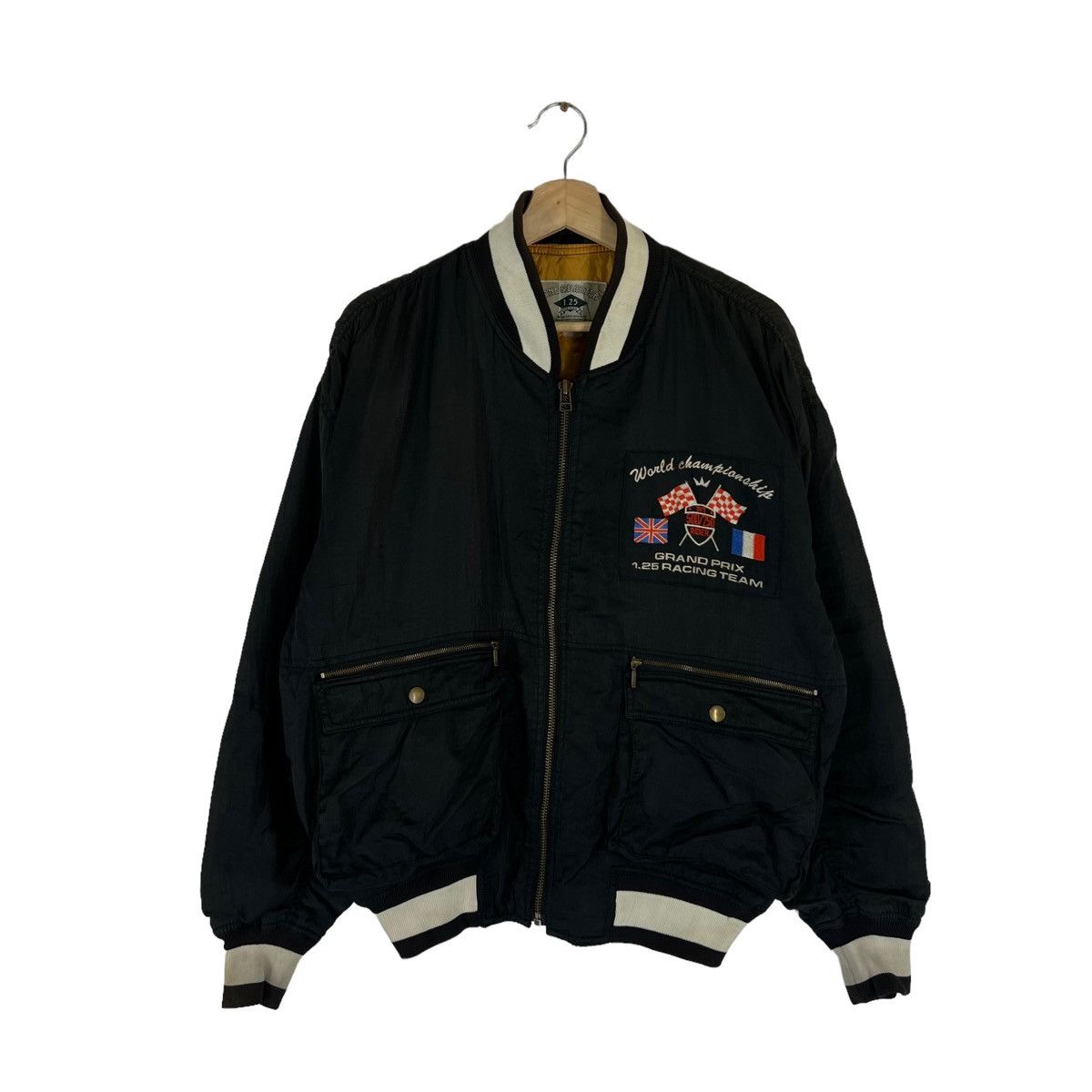 Hein Gericke VINTAGE BOMBER JACKET GRAND PRIX 1.25 RACING TEAM BIG LOGO Size US M / EU 48-50 / 2 - 1 Thumbnail