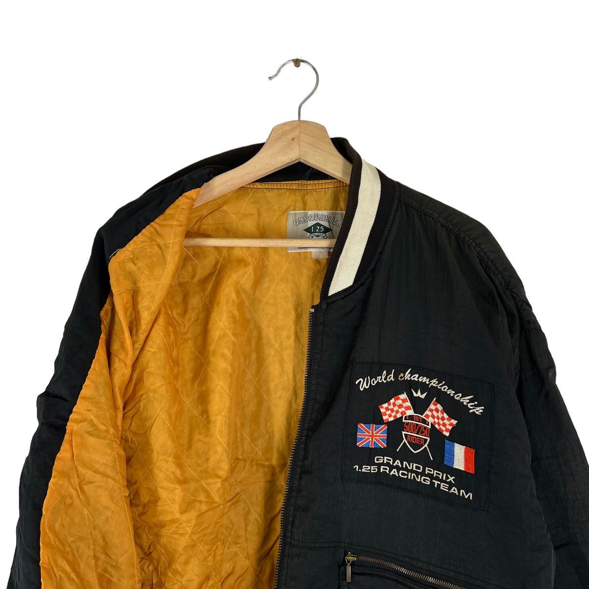 Hein Gericke VINTAGE BOMBER JACKET GRAND PRIX 1.25 RACING TEAM BIG LOGO Size US M / EU 48-50 / 2 - 10 Thumbnail