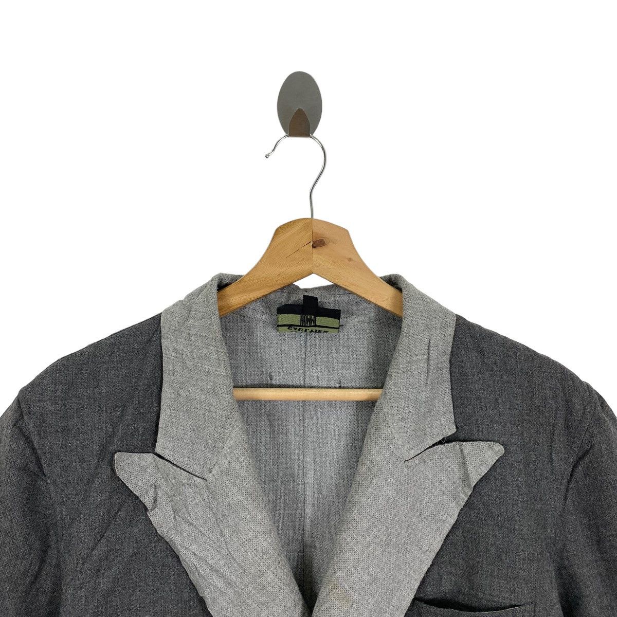 Jean Paul Gaultier Vintage JEAN PAUL GAULTIER Homme Deconstructed Frayed Jacket Size US M / EU 48-50 / 2 - 2 Thumbnail