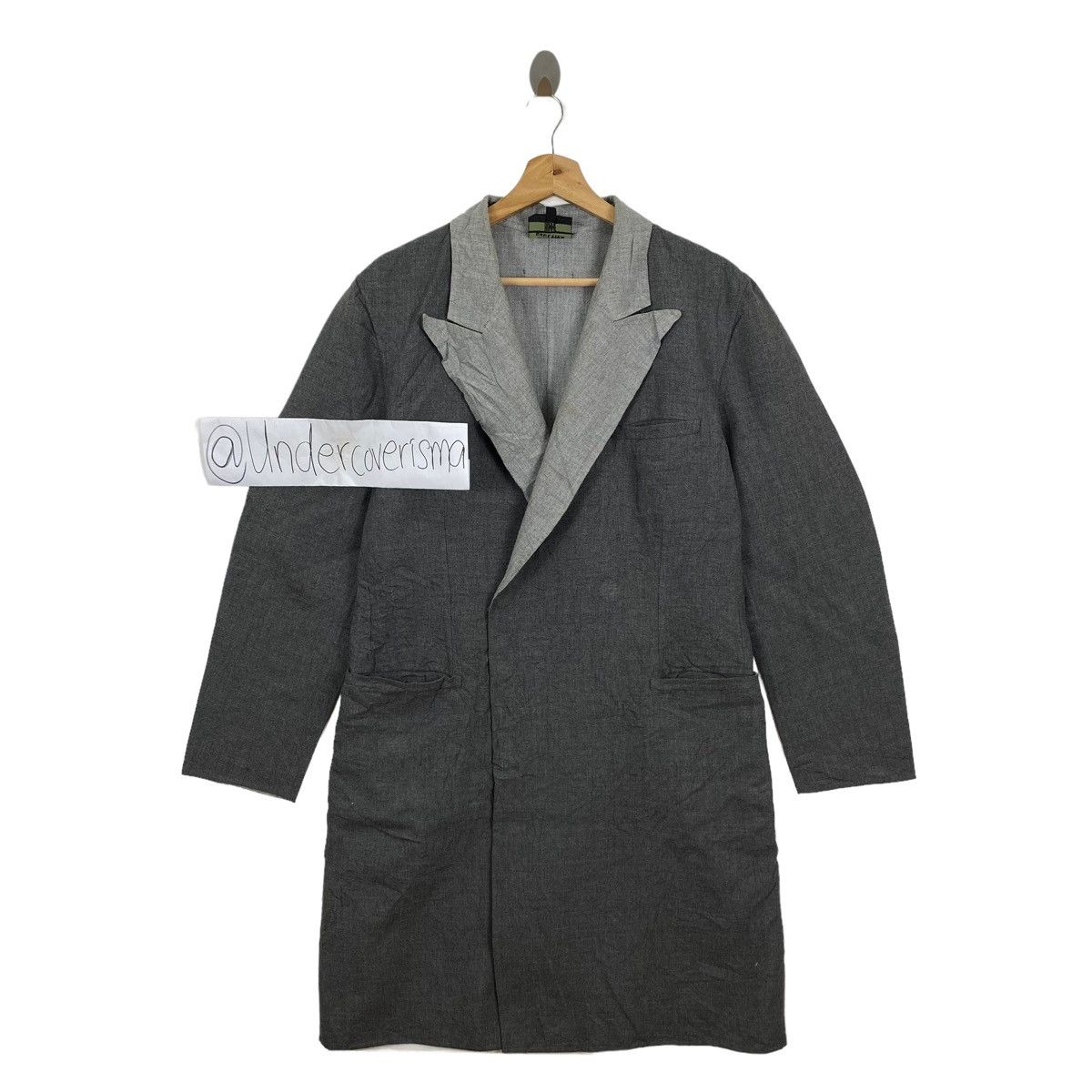 Jean Paul Gaultier Vintage JEAN PAUL GAULTIER Homme Deconstructed Frayed Jacket Size US M / EU 48-50 / 2 - 1 Thumbnail