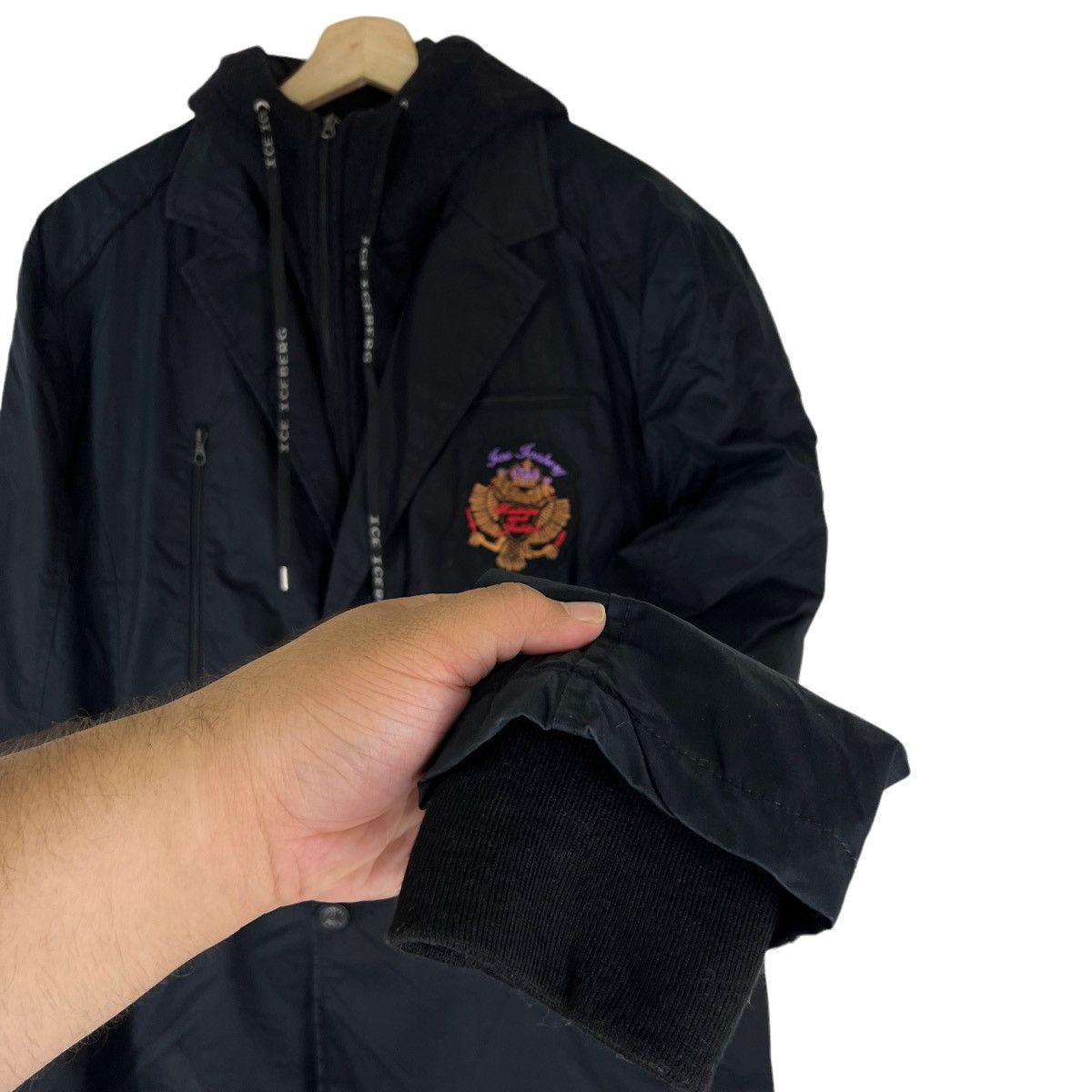 Iceberg VINTAGE ICEBERG DOUBLE BREAST MILITARY DESIGN JACKET Size US XXL / EU 58 / 5 - 8 Thumbnail