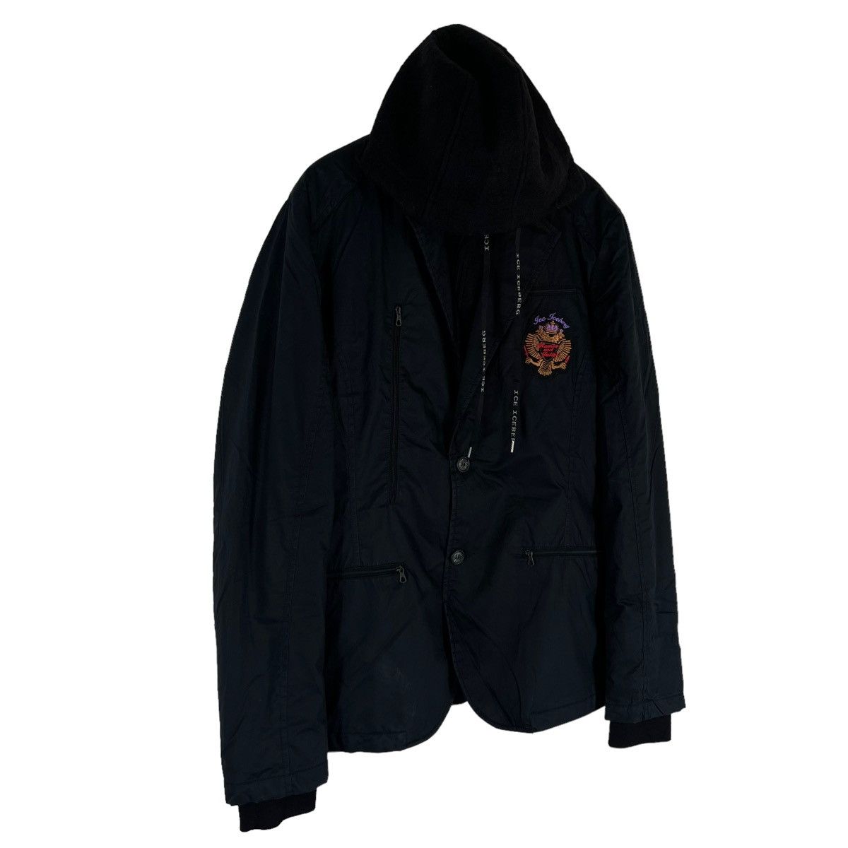 Iceberg VINTAGE ICEBERG DOUBLE BREAST MILITARY DESIGN JACKET Size US XXL / EU 58 / 5 - 2 Thumbnail