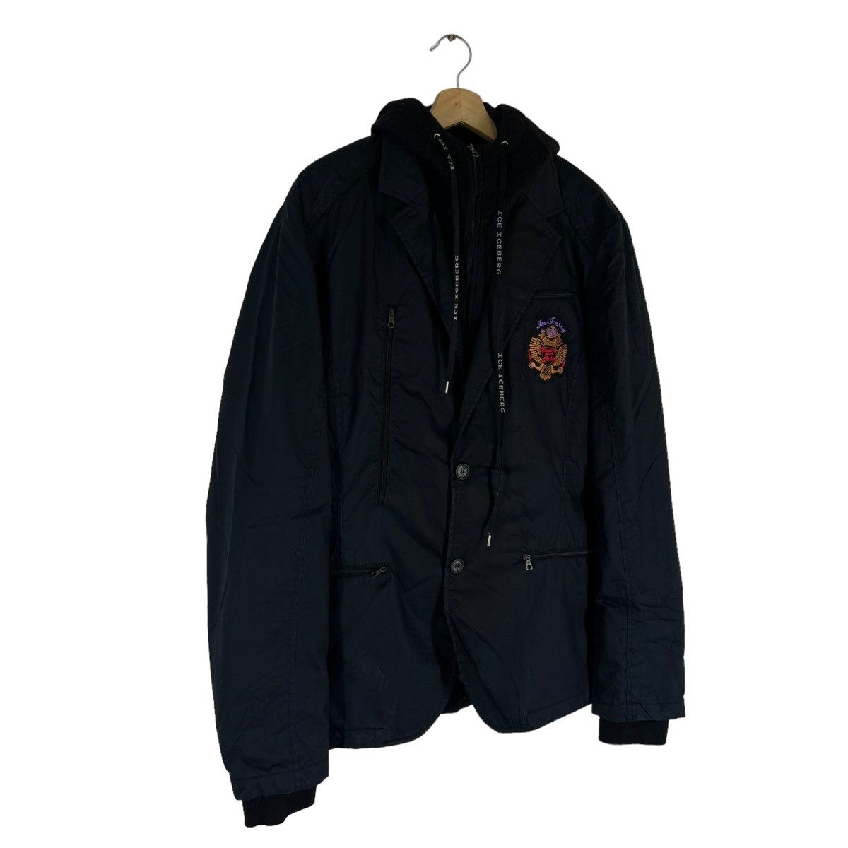 Iceberg VINTAGE ICEBERG DOUBLE BREAST MILITARY DESIGN JACKET Size US XXL / EU 58 / 5 - 4 Thumbnail