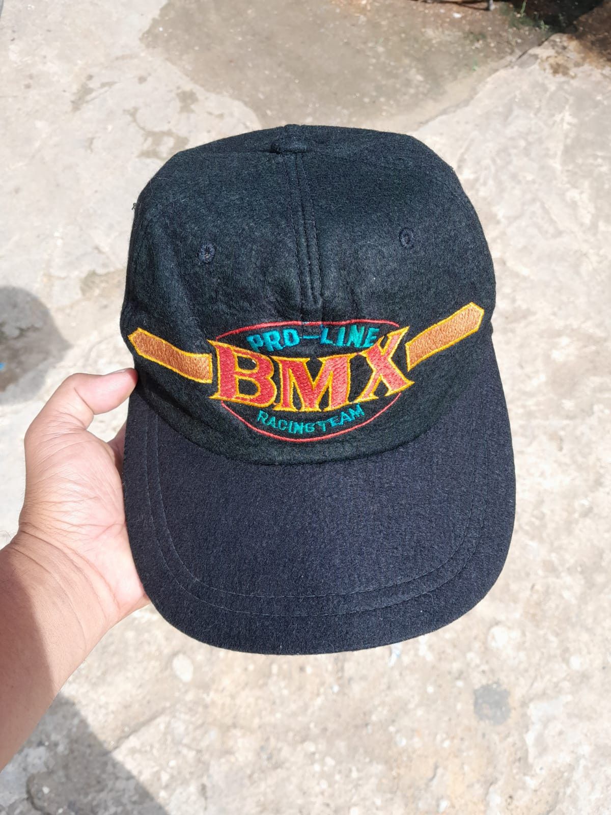 image of Vintage Bmx Hat Pro Line Racing Team in Black, Men's