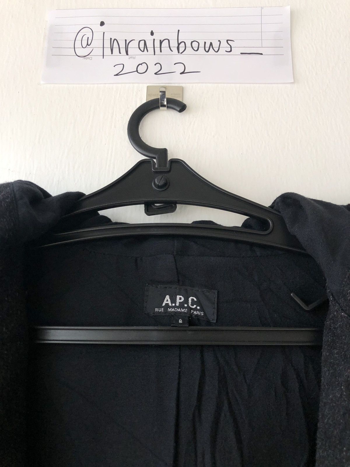 A.P.C. A.P.C. Rue Madame Paris Wool Jacket Hoodie Size US S / EU 44-46 / 1 - 12 Thumbnail