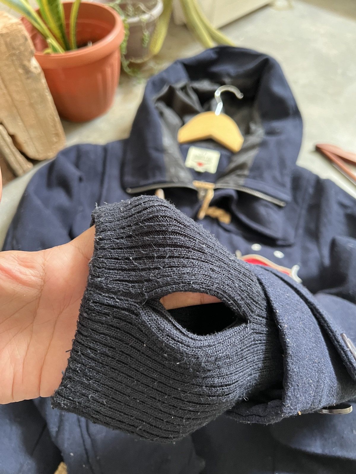 Japanese Brand × Vintage Vintage 🖤 UP! SMILE Wool Hoodie Quilted Jacket Size US L / EU 52-54 / 3 - 13 Thumbnail