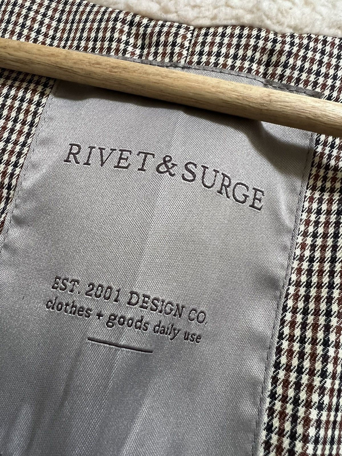 Japanese Brand × Vintage Rare🏴‍☠️Rivert & Surge Deep Pile Sherp Jacket Dragon Style Size US XL / EU 56 / 4 - 16 Thumbnail