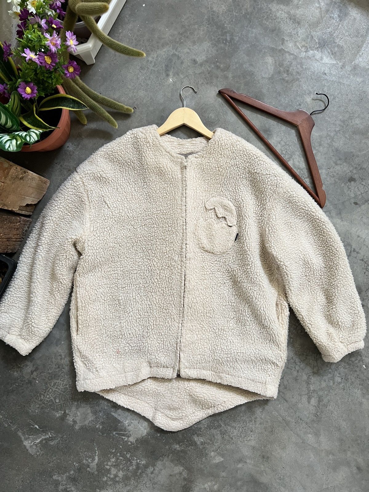 Japanese Brand × Vintage Rare🏴‍☠️Rivert & Surge Deep Pile Sherp Jacket Dragon Style Size US XL / EU 56 / 4 - 3 Thumbnail