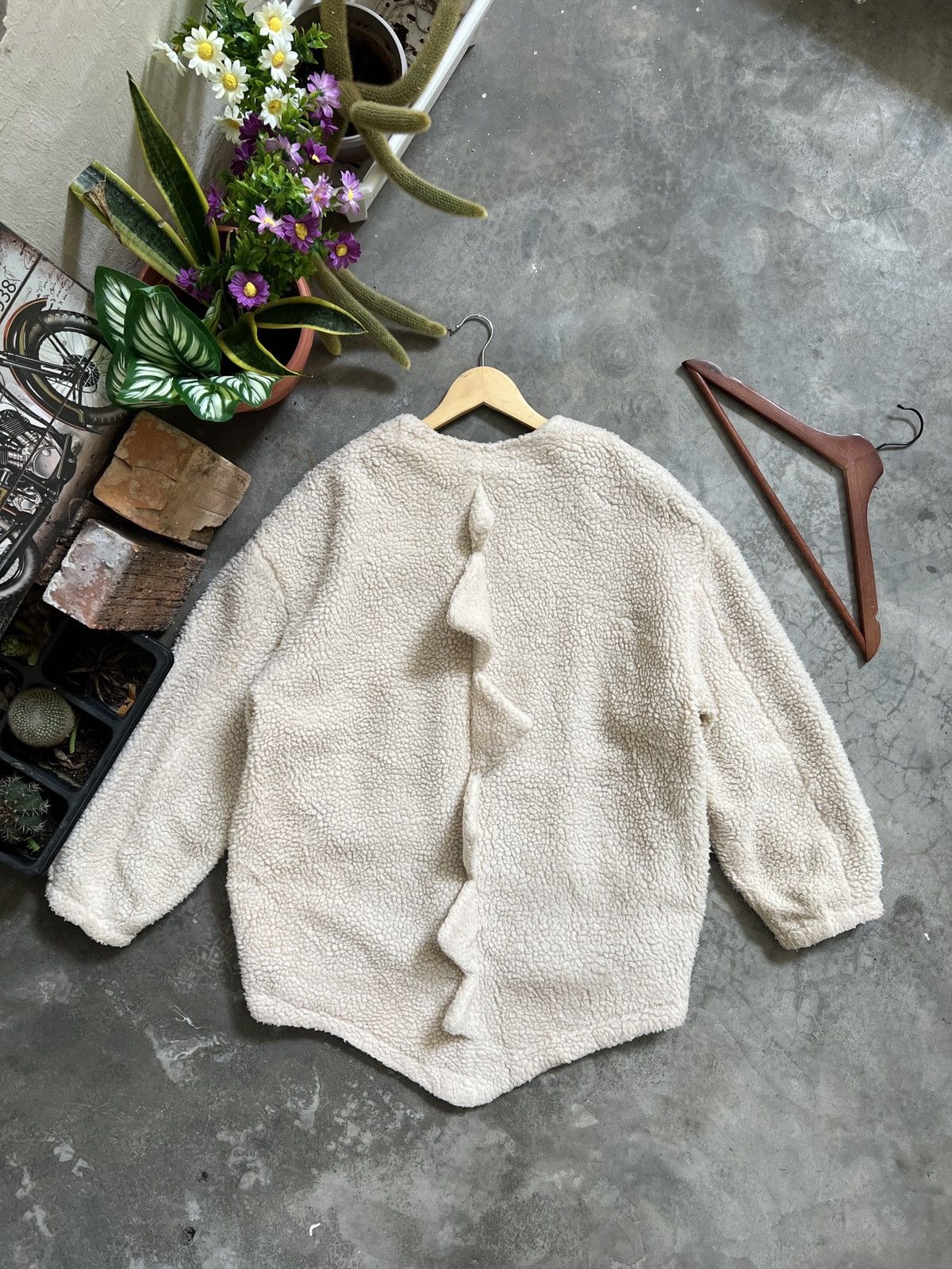 Japanese Brand × Vintage Rare🏴‍☠️Rivert & Surge Deep Pile Sherp Jacket Dragon Style Size US XL / EU 56 / 4 - 1 Thumbnail