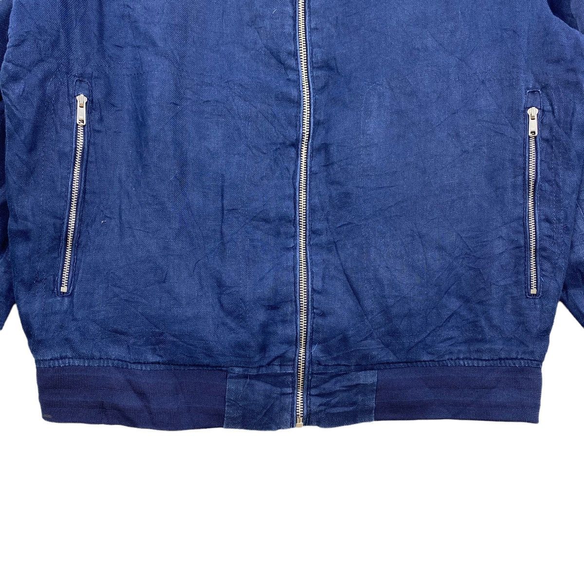 Zara Vintage ZARA MAN Full Zipper Plain Blue Sweater Size US L / EU 52-54 / 3 - 3 Thumbnail