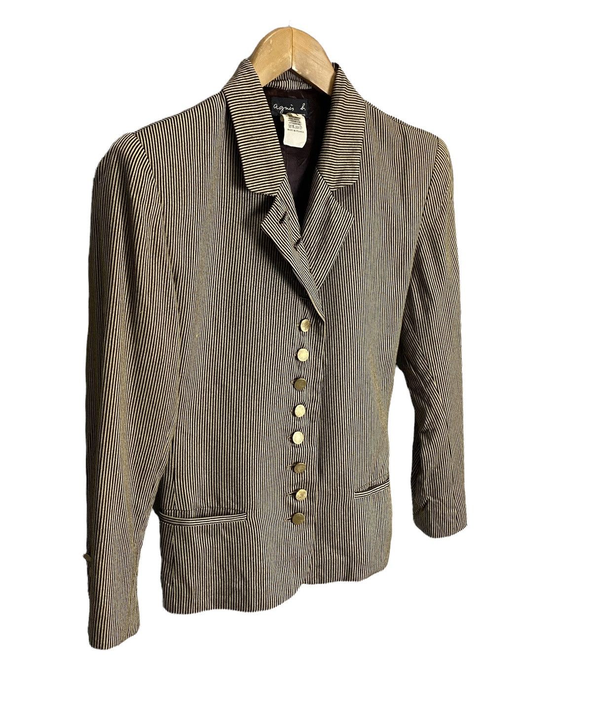agnes b. vintage agnes B lady blazer much button Size 36S - 3 Thumbnail