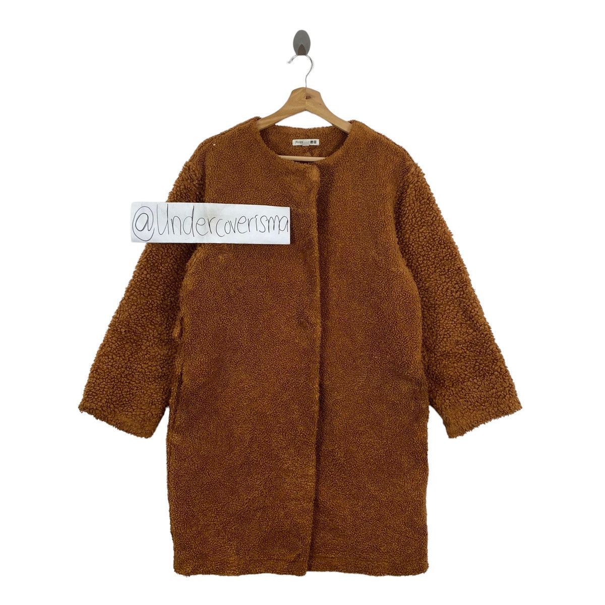 JW Anderson × Uniqlo JW ANDERSON x UNIQLO Deep Pile Sherpa Brown Long Parka Coat Size M / US 6-8 / IT 42-44 - 1 Thumbnail