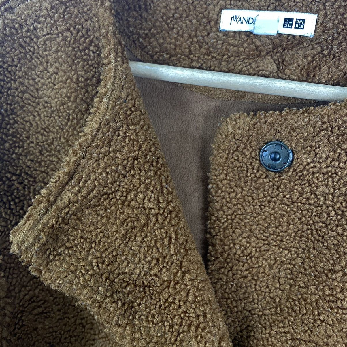 JW Anderson × Uniqlo JW ANDERSON x UNIQLO Deep Pile Sherpa Brown Long Parka Coat Size M / US 6-8 / IT 42-44 - 3 Thumbnail